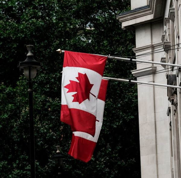 Canada flags